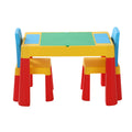 Keezi Kids Table Chairs Set 3pc Activity Desk Storage Box Toys