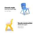 Keezi Kids Chairs Set 4 Plastic Activity Study Chair 50KG