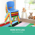 Keezi Kids Chairs Set 4 Plastic Activity Study Chair 50KG