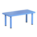 Keezi Kids Square Activity Table 60x120cm Plastic Desk