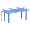Keezi Kids Square Activity Table 60x120cm Plastic Desk