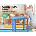 Keezi Kids Table 60x60cm Plastic Square Activity Study Desk
