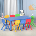 Keezi Kids Table Chairs Set 9PCS Study Desk Furniture Children Plastic