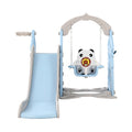 Keezi Kids Slide Swing Set Basketball Hoop 170cm Blue Outdoor