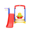 Keezi 120cm Kids Slide Swing Basketball Hoop Playground Set Blue