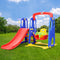 Keezi 120cm Kids Slide Swing Basketball Hoop Playground Set Blue