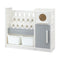 Keezi Kids Bookshelf Toy Storage 3-Tier Organizer 2 Bins Cabinets