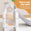 Keezi Kids Slide Swing Set Ball Hoop Rings Football Outdoor Toys