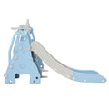 Keezi Kids Slide Swing Set Basketball Hoop 170cm Blue Playground