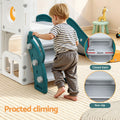 Keezi Kids Slide Basketball Hoop Outdoor Playground Toys Telescope