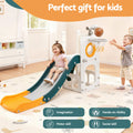 Keezi Kids Slide Basketball Hoop Outdoor Playground Toys Telescope