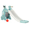 Keezi Kids Slide Basketball Hoop 140cm Blue Outdoor Playground