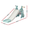 Keezi Kids Slide Basketball Hoop 140cm Blue Outdoor Playground