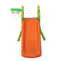 Keezi Kids Slide 100cm Basketball Hoop Orange Indoor Outdoor