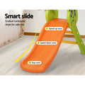 Keezi Kids Slide 100cm Basketball Hoop Orange Indoor Outdoor
