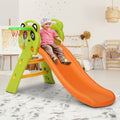 Keezi Kids Slide 100cm Basketball Hoop Orange Indoor Outdoor