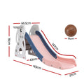 Keezi Kids Slide Basketball Hoop Playground Set 147cm Rabbit