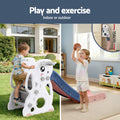 Keezi Kids Slide Basketball Hoop Playground Set 147cm Rabbit