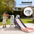 Keezi Kids Slide Basketball Hoop Playground Set 147cm Rabbit