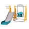 Keezi Kids Slide Swing Set Basketball 140cm Adjustable Green
