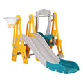 Keezi Kids Slide Swing Set Basketball 140cm Adjustable Green