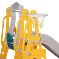 Keezi Kids Slide Swing Set Basketball 140cm Adjustable Green