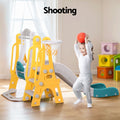 Keezi Kids Slide Swing Set Basketball 140cm Adjustable Green