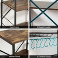 Artiss 4-Tier Microwave Shelf Kitchen Rack Pull Out Basket 6 Hooks