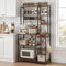 Artiss Kitchen Rack with Power Outlets Hooks 96CMX170CM Microwave Storage Shelf