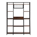 Artiss Kitchen Rack with 6 Hooks Microwave Storage Shelf 120cm x 170cm