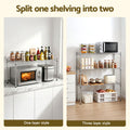 Artiss 5-Tier Kitchen Rack Shelf Shelving 120x45x179CM Adjustable Metal Storage Shelves