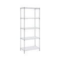 Artiss 5-Tier Kitchen Rack Shelf Shelving Unit 60x35x150CM Adjustable Metal Storage Shelves Silver