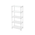 Artiss 5-Tier Kitchen Rack Shelf Shelving Unit 60x35x150CM Adjustable Metal Storage Shelves Silver
