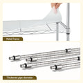 Artiss 5-Tier Kitchen Rack Shelf Shelving Unit 60x35x150CM Adjustable Metal Storage Shelves Silver