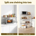Artiss 5-Tier Kitchen Rack Shelf Shelving 90x35x182CM Adjustable Metal Storage Shelves
