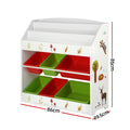 Keezi Kids Bookshelf 3 Tier Toy Storage Organiser 6 Bins