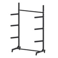 Weisshorn Kayak Storage Rack 3-Tier Canoe SUP Paddleboard Garage 80kg Casters