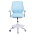 Keezi Kids Study Chair Adjustable Wheels Footrest Blue