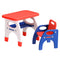 Keezi Kids Table Chair Set HDPE Toddler Activity Orange Yellow