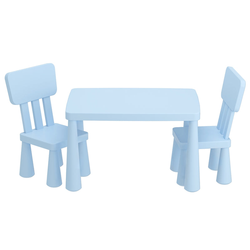 Keezi Kids Table 2 Chairs Set Blue