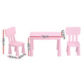 Keezi Kids Table 2 Chairs Set Pink