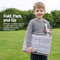Keezi Kids Travel Tray Car Seat Lap Desk Portable Car Desk Organiser for Car & Airplane Grey