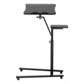 Artiss Height Adjustable Laptop Desk Black Computer Table Tiltable