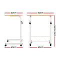 Artiss Adjustable Laptop Desk 60cm Light Wood