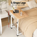 Artiss Adjustable Laptop Desk 60cm Light Wood