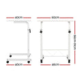 Artiss Laptop Desk 60cm Adjustable White Table