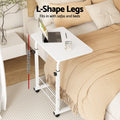 Artiss Laptop Desk 60cm Adjustable White Table