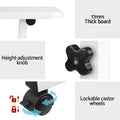 Artiss Laptop Desk 60cm Adjustable White Table