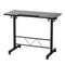 Artiss Height Adjustable Laptop Desk 80CM Black Wooden Bed Side Table