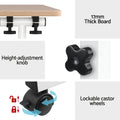 Artiss Adjustable Laptop Desk 80CM Light Wood Table